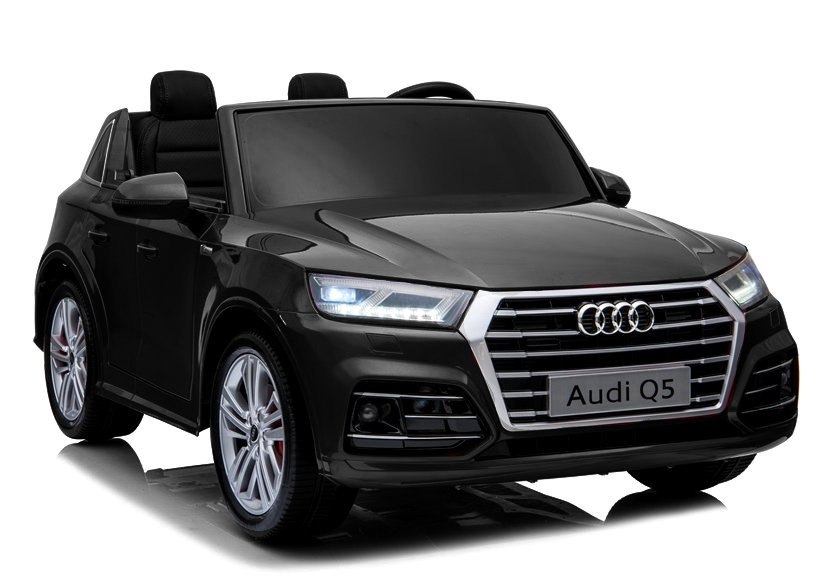 Pojazd na Akumulator Nowe Audi Q5 2-osobowe Czarne Lakierowane Pojazd na Akumulator Nowe Audi Q5 2-osobowe Czarne Lakierowane