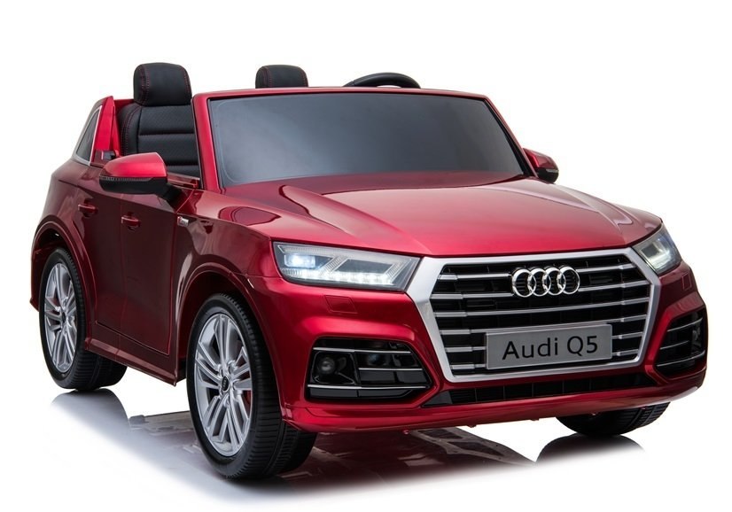 Pojazd na Akumulator Nowe Audi Q5 2-osobowe Czerwone Lakierowane Pojazd na Akumulator Nowe Audi Q5 2-osobowe Czerwone Lakierowane