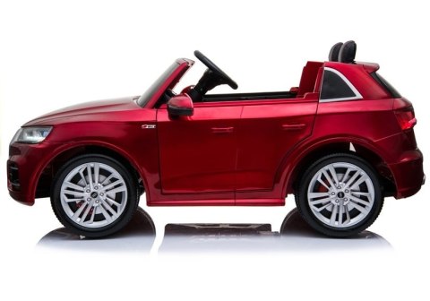 Pojazd na Akumulator Nowe Audi Q5 2-osobowe Czerwone Lakierowane Pojazd na Akumulator Nowe Audi Q5 2-osobowe Czerwone Lakierowane