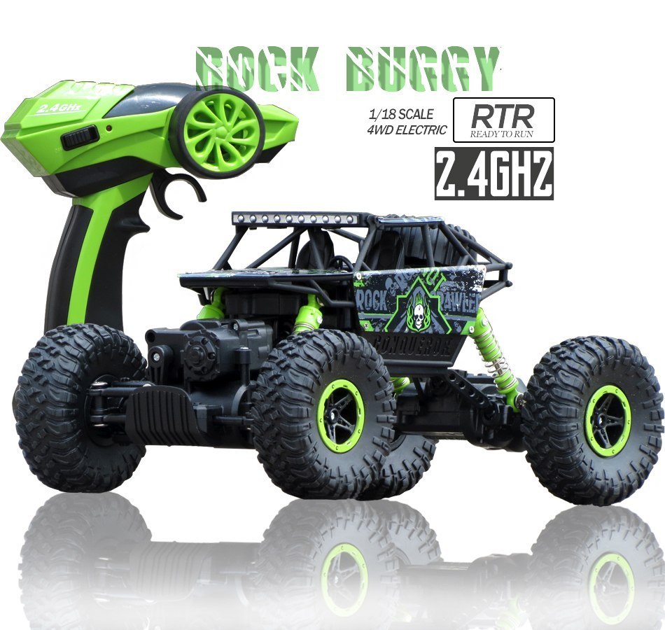 Samochód RC Rock Crawler 1:18 4WD 2,4GHz dwa silniki Samochód RC Rock Crawler 1:18 4WD 2,4GHz dwa silniki