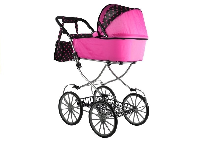 Wózek dla lalek Alice Retro, Duży, Głęboki, Torba Wózek dla lalek Alice Retro, Duży, Głęboki, Torba