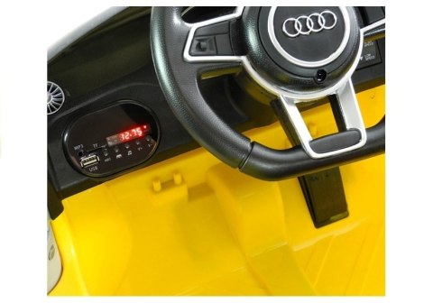 Auto na Akumulator Audi TT RS Quattro Żółte Auto na Akumulator Audi TT RS Quattro Żółte
