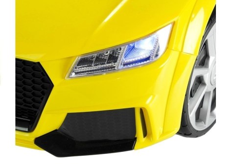 Auto na Akumulator Audi TT RS Quattro Żółte Auto na Akumulator Audi TT RS Quattro Żółte