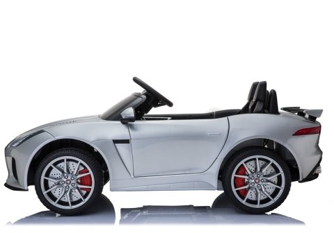 Auto na Akumulator Jaguar F-Type Srebrny Lakier Auto na Akumulator Jaguar F-Type Srebrny Lakier