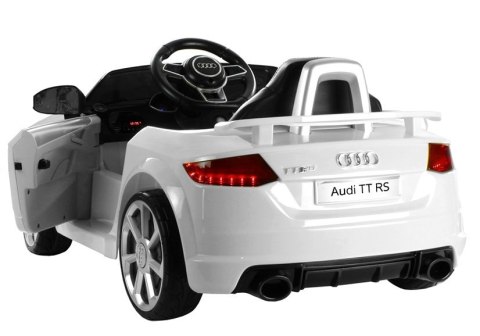 Auto na akumulator Audi TT RS Quattro Białe Auto na akumulator Audi TT RS Quattro Białe