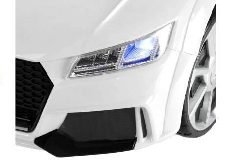 Auto na akumulator Audi TT RS Quattro Białe Auto na akumulator Audi TT RS Quattro Białe