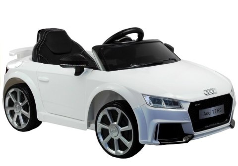 Auto na akumulator Audi TT RS Quattro Białe Auto na akumulator Audi TT RS Quattro Białe