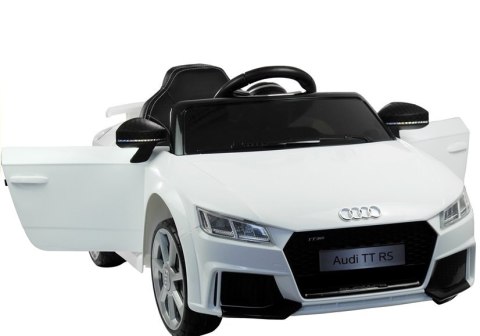 Auto na akumulator Audi TT RS Quattro Białe Auto na akumulator Audi TT RS Quattro Białe