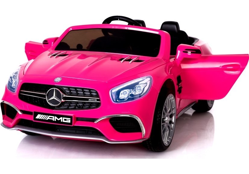 Pojazd na Akumulator Mercedes SL65 LCD Różowy Pojazd na Akumulator Mercedes SL65 LCD Różowy
