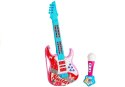 Gitara Elektryczna z Mikrofonem Struny Zabawka Róż Gitara Elektryczna z Mikrofonem Struny Zabawka Róż