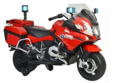 Motor na Akumulator BMW R1200 Policja Czerwony Motor na Akumulator BMW R1200 Policja Czerwony