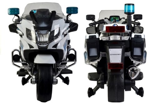 Motor na Akumulator BMW R1200 Policja biały Motor na Akumulator BMW R1200 Policja biały