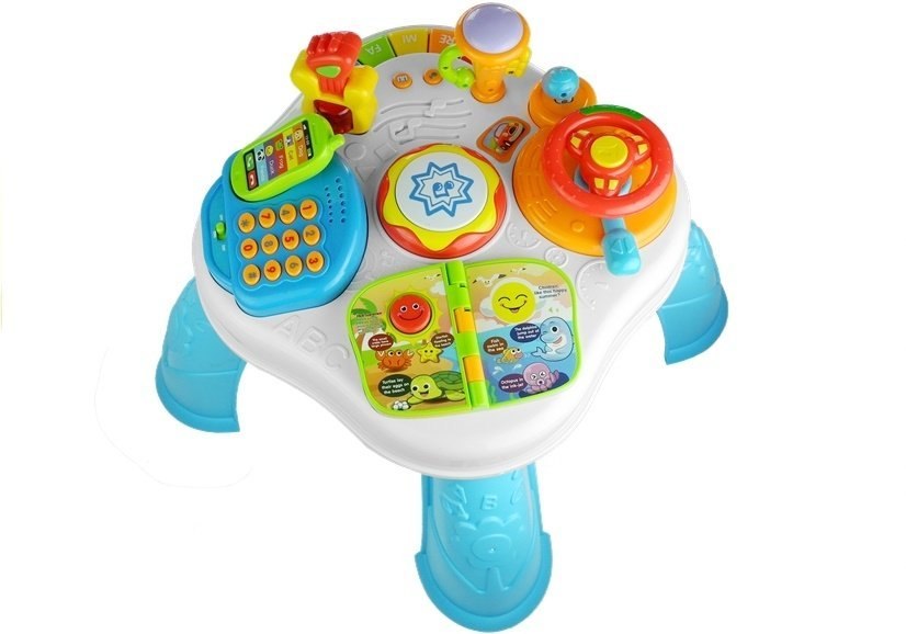 Stolik Edukacyjny Pianinko Telefon Gra Świeci 5w1 Stolik Edukacyjny Pianinko Telefon Gra Świeci 5w1