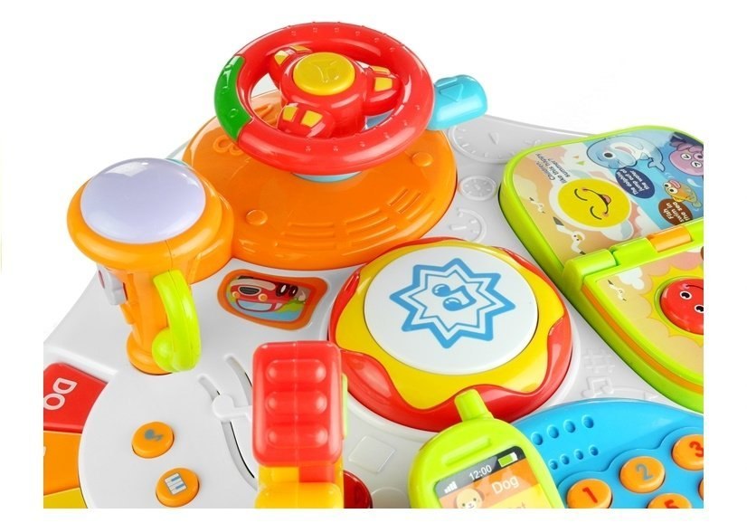 Stolik Edukacyjny Pianinko Telefon Gra Świeci 5w1 Stolik Edukacyjny Pianinko Telefon Gra Świeci 5w1
