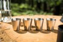 Zestaw kieliszków turystycznych 4 szt. metalowe Zestaw kieliszków turystycznych 4 szt. metalowe