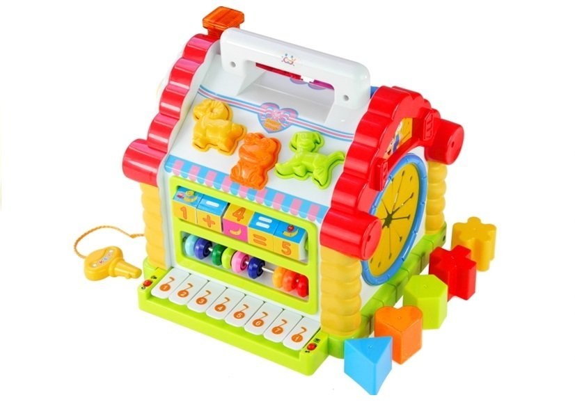Edukacyjny Wielofunkcyjny Domek Pianinko Sorter Edukacyjny Wielofunkcyjny Domek Pianinko Sorter