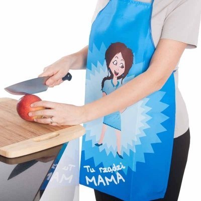 Zestaw fartuszek oraz rękawica - Tu rządzi Mama Zestaw fartuszek oraz rękawica - Tu rządzi Mama