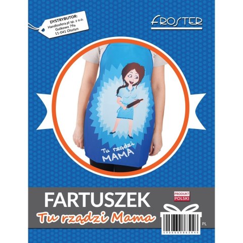 Zestaw fartuszek oraz rękawica - Tu rządzi Mama Zestaw fartuszek oraz rękawica - Tu rządzi Mama