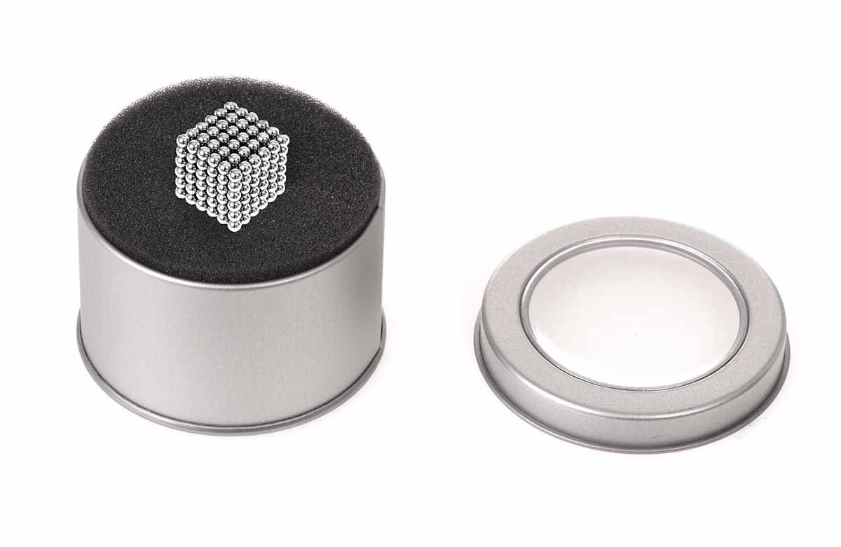 Neocube klocki magnetyczne kulki 3mm srebrne 216el Neocube klocki magnetyczne kulki 3mm srebrne 216el
