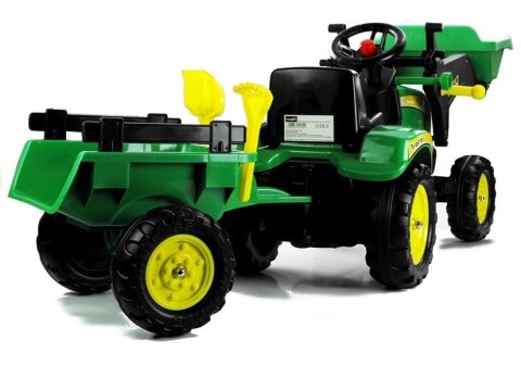 Traktor z przyczepą 05 Zielony Traktor z przyczepą 05 Zielony