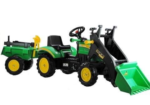 Traktor z przyczepą 05 Zielony Traktor z przyczepą 05 Zielony