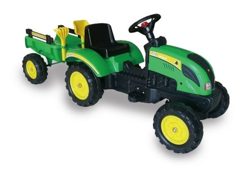 Traktor z przyczepą 01 Zielony Traktor z przyczepą 01 Zielony