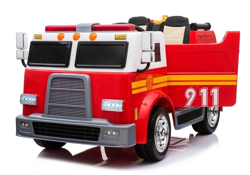 Wóz Strażacki na Akumulator LL911 Czerwony Wóz Strażacki na Akumulator LL911 Czerwony