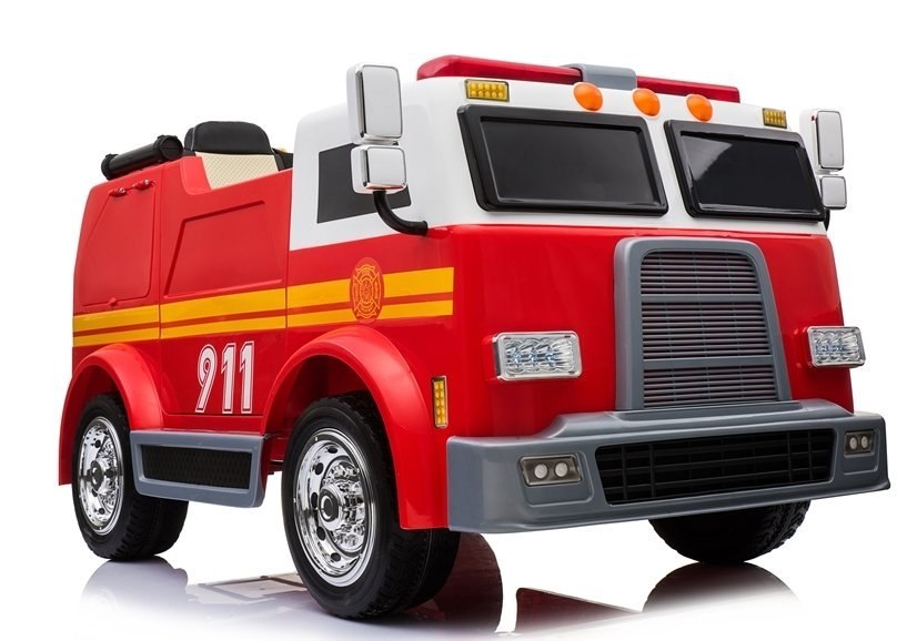 Wóz Strażacki na Akumulator LL911 Czerwony Wóz Strażacki na Akumulator LL911 Czerwony