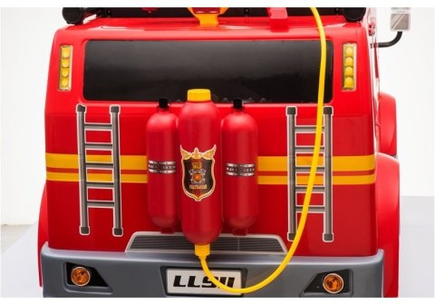 Wóz Strażacki na Akumulator LL911 Czerwony Wóz Strażacki na Akumulator LL911 Czerwony
