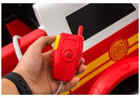 Wóz Strażacki na Akumulator LL911 Czerwony Wóz Strażacki na Akumulator LL911 Czerwony
