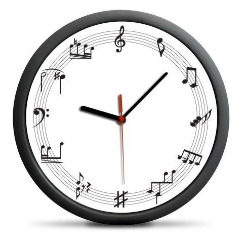 Zegar Muzyka - cichy mechanizm