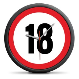 Zegar urodzinowy 18 - Przekrocz limit - cichy mechanizm