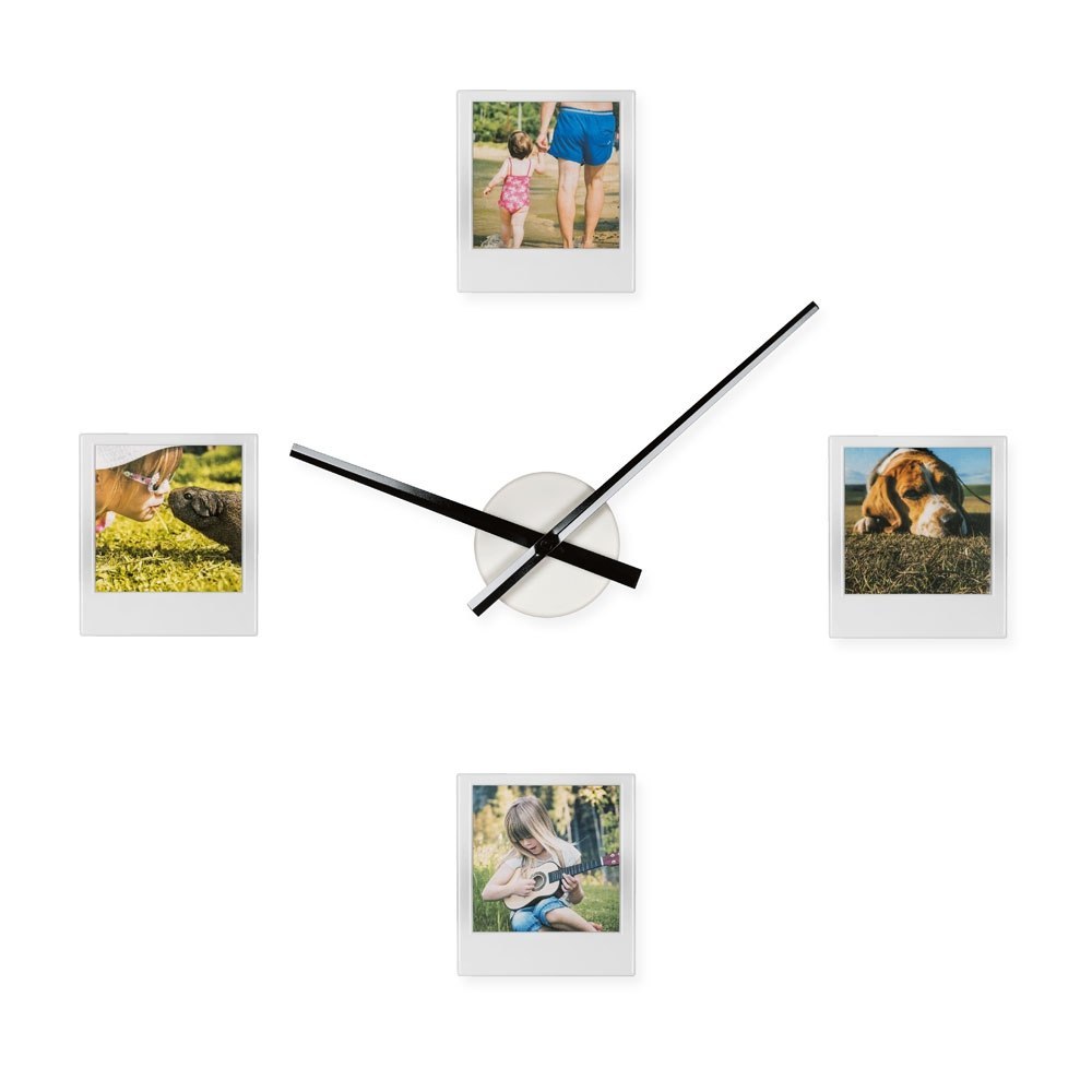 Zegar z ramkami na zdjęcia Impressions Clock