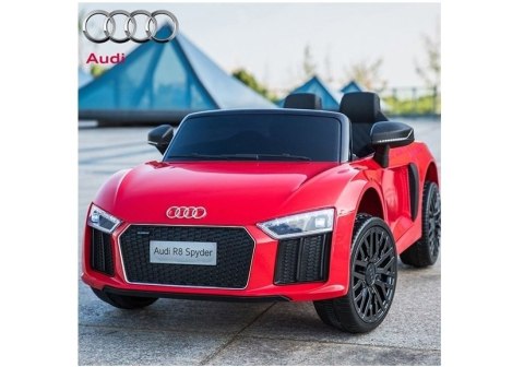 Auto Na Akumulator Audi R8 Spyder Czerwony Auto Na Akumulator Audi R8 Spyder Czerwony