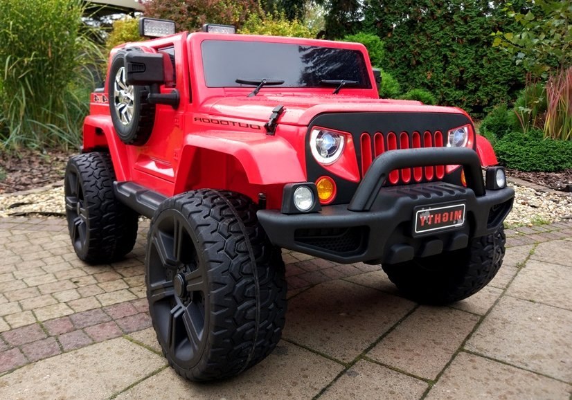 Auto na Akumulator Jeep HL1668 4x4 Czerwony Auto na Akumulator Jeep HL1668 4x4 Czerwony