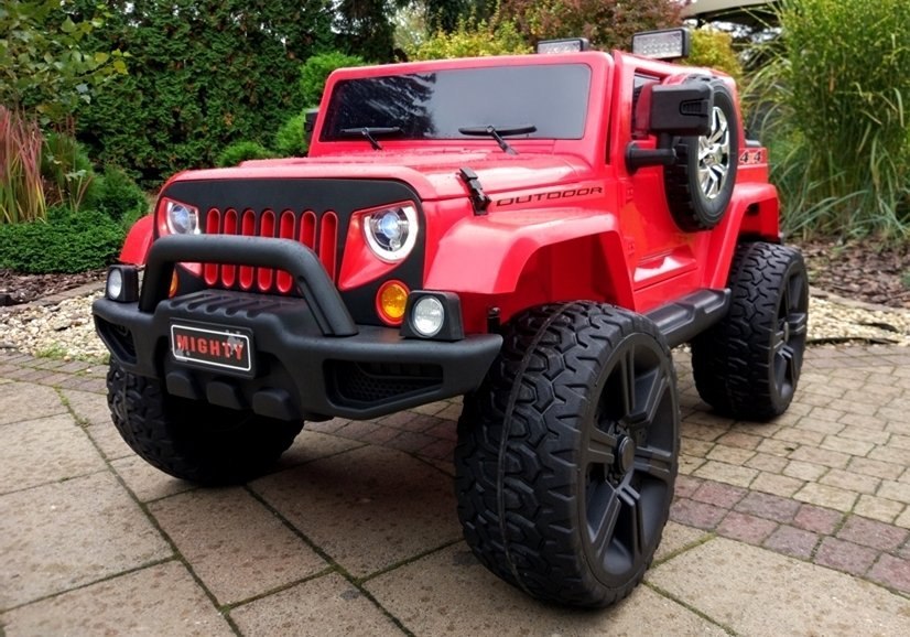 Auto na Akumulator Jeep HL1668 4x4 Czerwony Auto na Akumulator Jeep HL1668 4x4 Czerwony