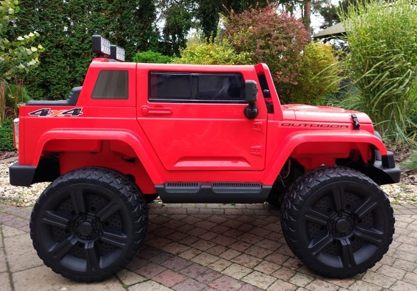 Auto na Akumulator Jeep HL1668 4x4 Czerwony Auto na Akumulator Jeep HL1668 4x4 Czerwony