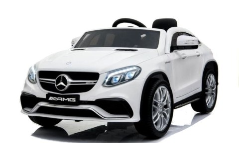 Auto na Akumulator Mercedes GLE63 Coupe Biały Auto na Akumulator Mercedes GLE63 Coupe Biały