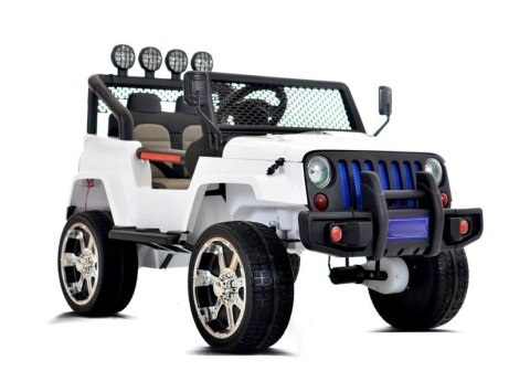 Auto na Akumulator S2388 Jeep Biały Auto na Akumulator S2388 Jeep Biały