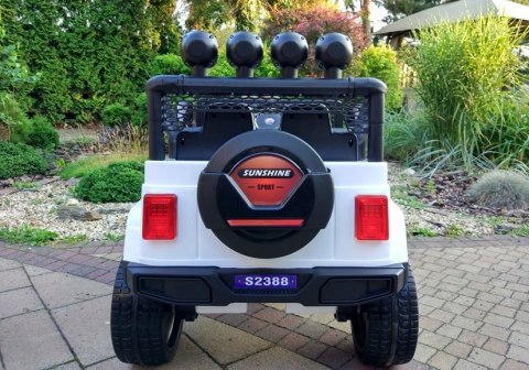 Auto na Akumulator S2388 Jeep Biały Auto na Akumulator S2388 Jeep Biały