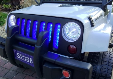 Auto na Akumulator S2388 Jeep Biały Auto na Akumulator S2388 Jeep Biały