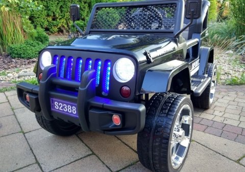 Auto na Akumulator S2388 Jeep Czarny Auto na Akumulator S2388 Jeep Czarny