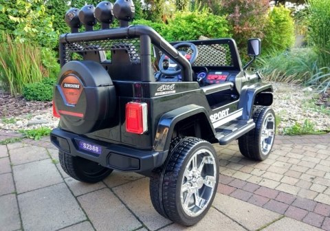 Auto na Akumulator S2388 Jeep Czarny Auto na Akumulator S2388 Jeep Czarny