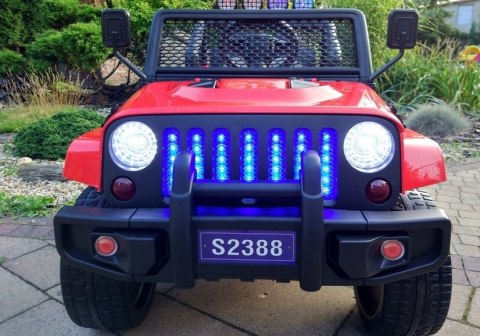 Auto na Akumulator S2388 Jeep Czerwony Auto na Akumulator S2388 Jeep Czerwony