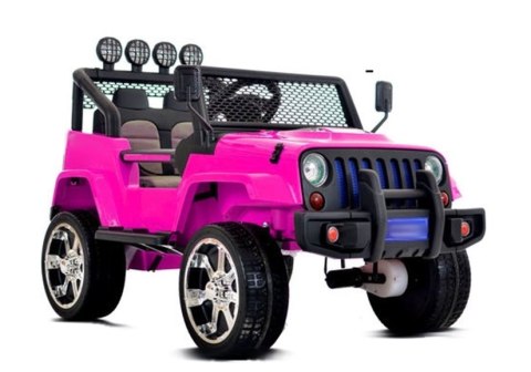 Auto na Akumulator S2388 Jeep Różowy Auto na Akumulator S2388 Jeep Różowy