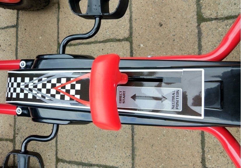 Gokart Czerwony A-15 Pompowane Koła Gokart Czerwony A-15 Pompowane Koła