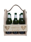 Nosidło na piwo z dowolnym grawerem - SuperMan Nosidło na piwo z dowolnym grawerem - SuperMan