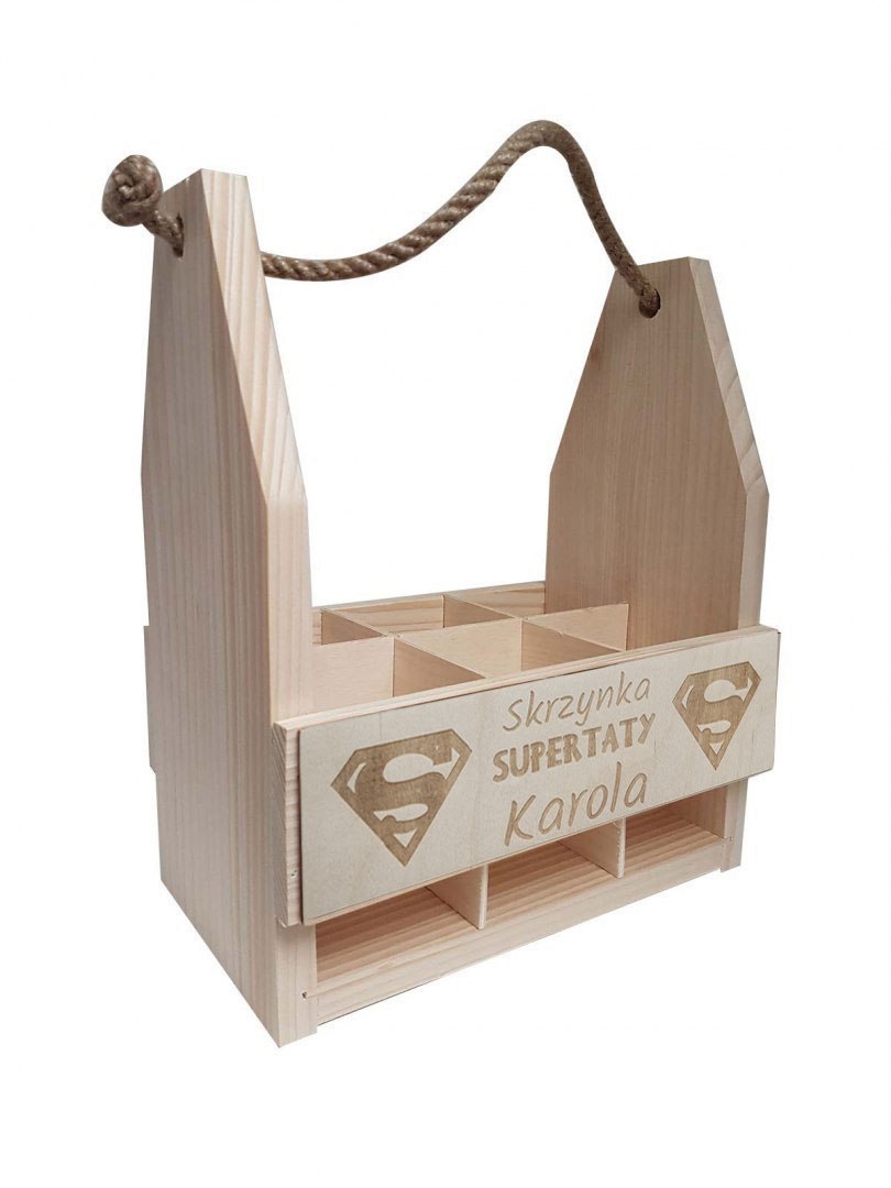 Nosidło na piwo z dowolnym grawerem - SuperMan Nosidło na piwo z dowolnym grawerem - SuperMan