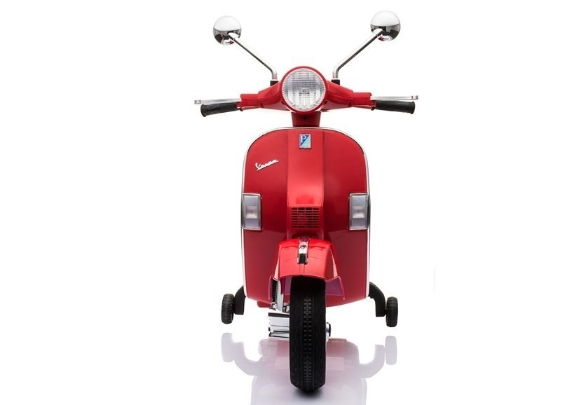 Skuter na Akumulator Vespa Czerwony Skuter na Akumulator Vespa Czerwony