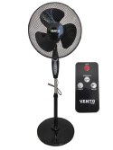 Wentylator Vento Podłogowy 40 cm 40W z Pilotem Czarny Wentylator Vento Podłogowy 40 cm 40W z Pilotem Czarny